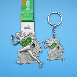 Combinatie Medaill Key Turbo Metal Key Chain Medal