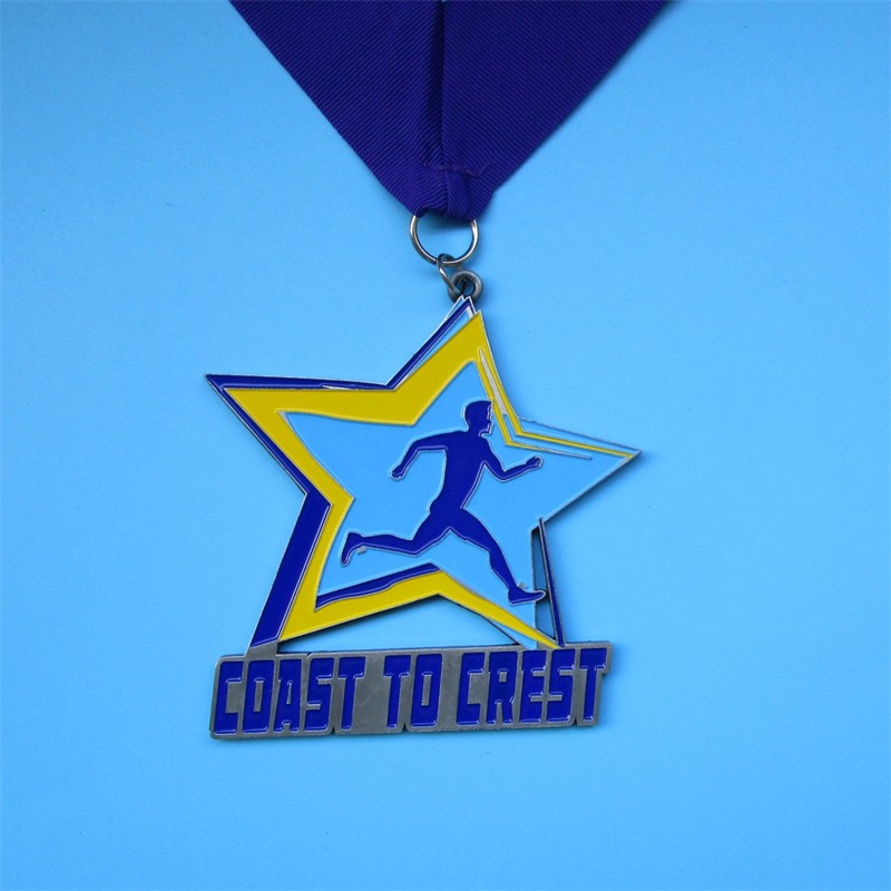 Running Man Special Design Medals Hollow Cool Ploated Gold New Marathon Awards Medals