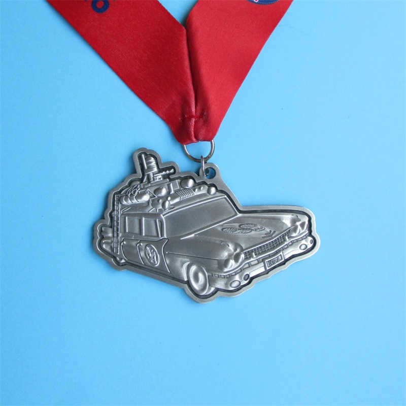 Virtual Run Medal Cars Design 3D Metal Hanger Gold Medals Aangepaste sportmedaille