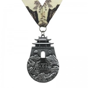 Perfect Design Antique Brass Gold Silver 4D Metal Medals Event Medal Awards