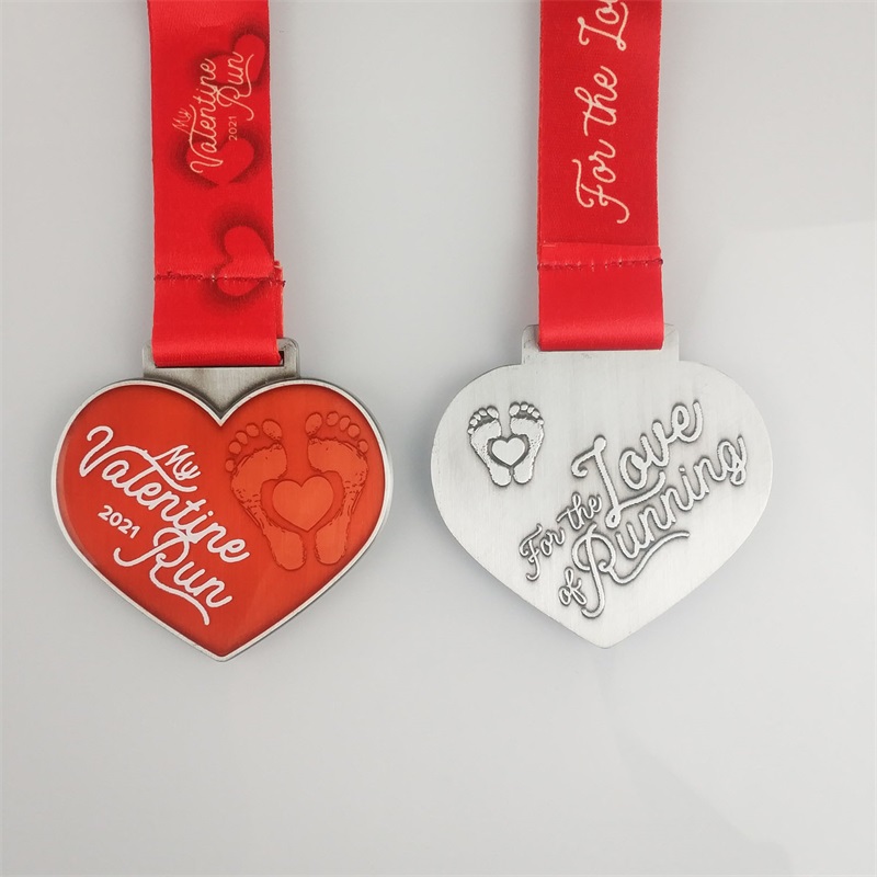 Marathon Running Medals Holiday Running Medals Cadeau voor Valentine\'s Day Love