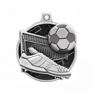 OEM Fabricage Custom Football Gold 3D Medals voetbal Race Running Metal Marathon Sports Medal met lint