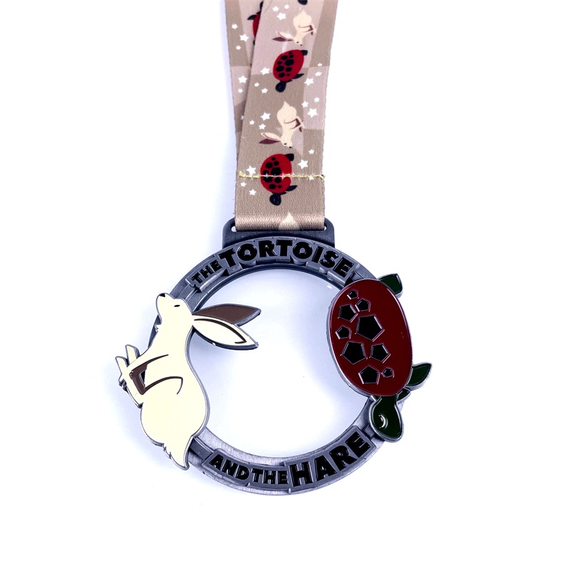 Custom Sublimation Metal Hollow Championship Race Medal Cut Out Out Metal Medals