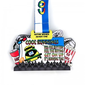 Metaal- en award metalen medaille op maat gemaakte metalen gesneden medalmetal