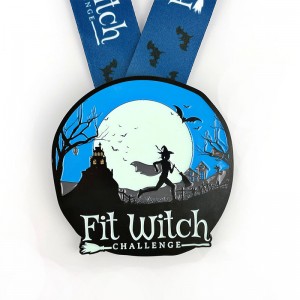 Custom Halloween Medal Halloween Run Medals Night Run Medals Finisher Medals Marathon Medals