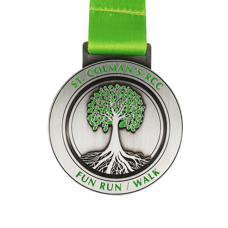 Aangepaste print medaille christelijke medaille cadeau trail hardloopmedailles